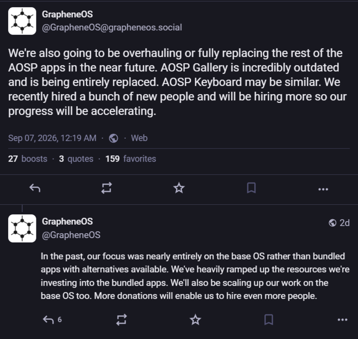 GrapheneOS is making their own Gallery app and keyboard