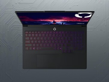 16-inch Lenovo Legion Pro 7 OLED gaming laptop keyboard shown (Image source: Lenovo with edits)