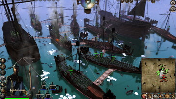 An image showing ships in Medieval Kingdom Wars.