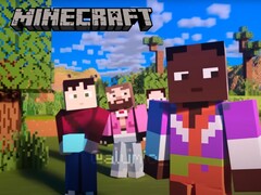  The fully animated version of the Minecraft trailer is much more popular with fans than the original. (Image source: YouTube / Alumio)
