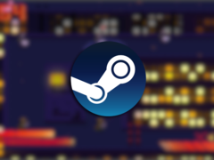 Random Access Mayhem&#039;s full release comes with over 20 new levels. Pictured - an ingame screenshot with the Steam logo on top. (Image source: Steam - Edited)