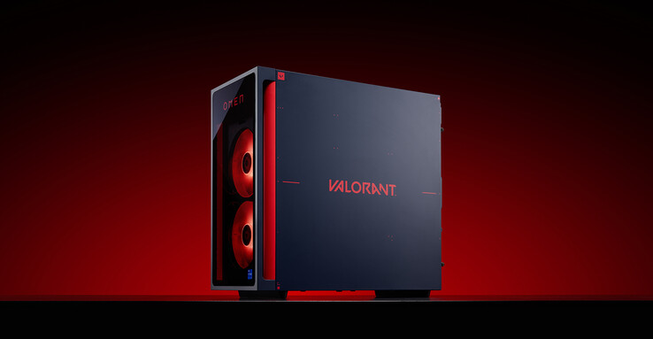 The right panel of the Omen 35L Valorant Edition (Image source: HP)