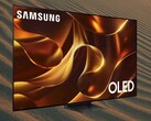The Samsung S84D TV has 30 W speakers. (Image source: Samsung/Best Buy, Unsplash, edited)