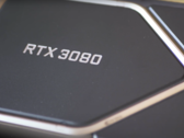 The RTX 3080 Founders Edition with its upside-down 8. (Image source: Digital Foundry)