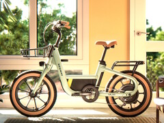 The Segway Muxi direct-drive e-bicycle has a front coffee cup holder and optional rear seat for children. (Image source: Segway)