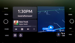 Android Auto and its &#039;Coolwalk UI. (Image source: u/RegionRat91)