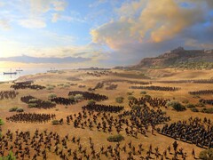 An image showing an army in A Total War Saga: Troy, now 66% off on Steam.