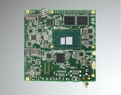 The UP Squared PRO 7000 measures 101.6 x 101.6 mm and weighs 200 g. (Image source: AAEON)