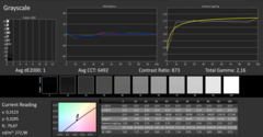 CalMan: Grayscale after calibration