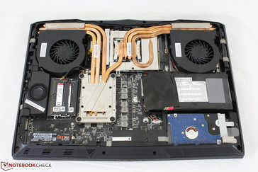 A Eurocom F5 Tornado with separate heatsinks.