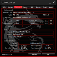 MSI GE76 Raider 10UH BIOS version
