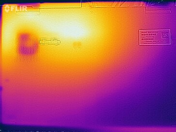 Heat distribution under load - bottom size