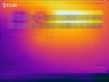 Thermal image under load - bottom