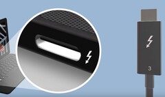 Apple's ARM-based Macs will support Intel's Thunderbolt high-speed I/O technology. (Image: Intel)