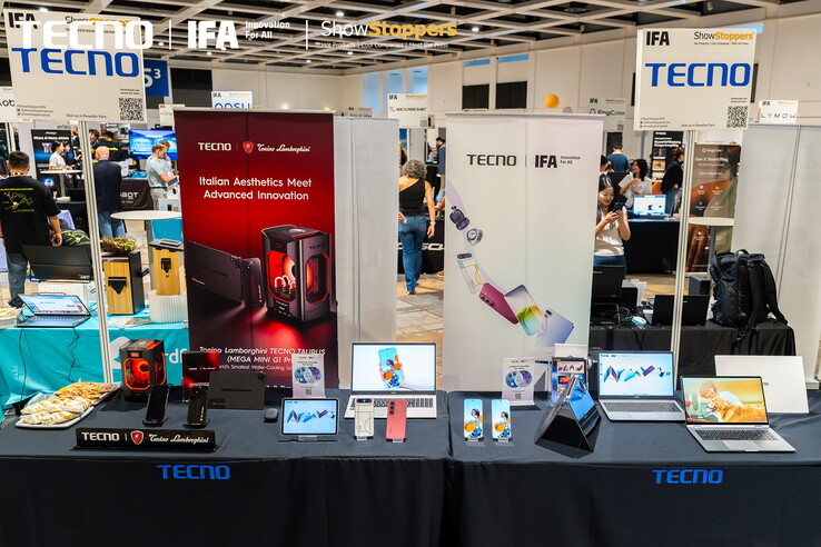 Tecno showcases its latest devices at IFA ShowStoppers 2026