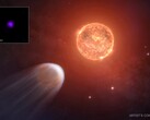 A conceptual image of planet TOI 1227 b and its star (Image source: NASA, CXC, SAO, and M. Weiss; cropped)