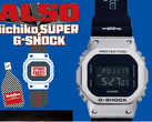 Pictured - the leaked poster showing the upcoming Casio watch and the promotional text, against a blue background. (Image source: @geesgshock on Instagram)