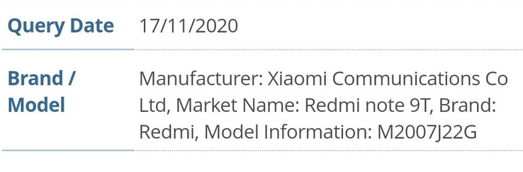 The Redmi Note 9 5G series will seemingly launch globally as the Redmi Note 9T and Redmi Note 9T Pro. (Image source: @yabhishekhd)