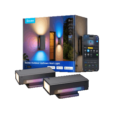 The Govee Outdoor UpDown wall Light two pack (Image source: Govee)