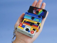 The Kodak Charmera, pictured here in four of seven colourways, is truly a keychain camera (Image source: Kodak)