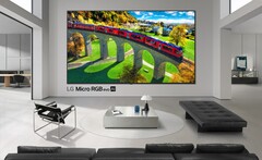 LG has announced a new Micro RGB evo MRGB95 TV (pictured). (Image source: LG)