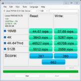 Lexar Play Pro: IOPS values