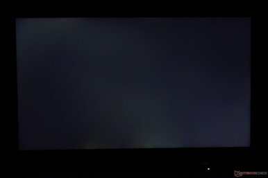 The uneven backlight bleeding is only slightly noticeable during video playback