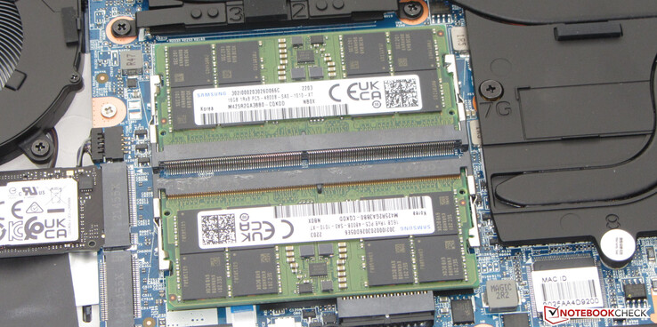 The RAM runs in dual-channel mode.