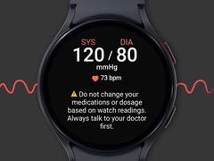 Some Samsung Galaxy smartwatches can already estimate your blood pressure. (Image source: Samsung)