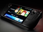 The OLED display of the Steam Deck OLED suffers from visible afterimages after a stress test. (Image: Valve)