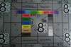 A photo of our test chart at 1 lux