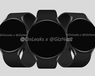 Samsung has looked to a BIA sensor for its next flagship smartwatches. (Image source: OnLeaks)