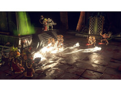 A screenshot from Warhammer 40,000: Mechanicus that shows off the turn-based tactics gameplay. (Image source: Steam)