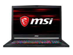 MSI GS73 8RF Stealth, test unit provided by Cyberport.