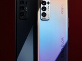 The Oppo Reno5 Pro+, pictured, will arrive on December 24. (Image source: Oppo via GSMArena)