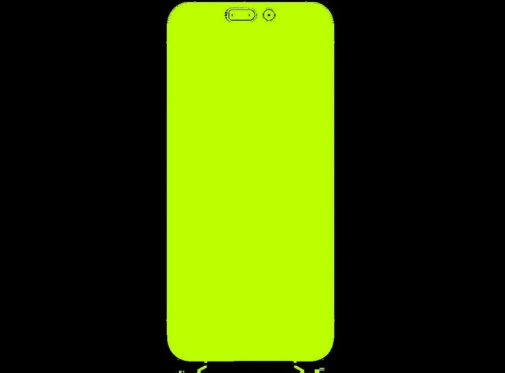 Alleged iPhone 14 Pro or iPhone 14 Pro Max design. (Image source via 9To5Mac)