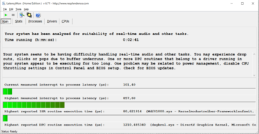 Latency monitor