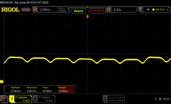 PWM: 8/10 Brightness, ~360 Hz (DC Dimming)