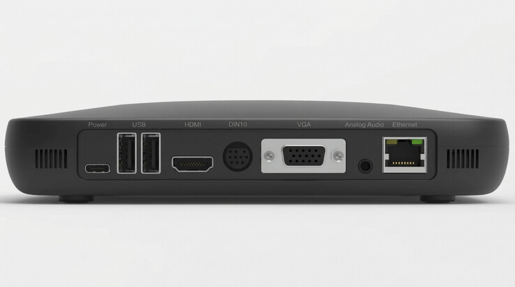 The regular SuperStation One includes HDMI alongside dedicated analogue video outputs, including VGA and DIN10, which are absent from the $200 Lite prototype.