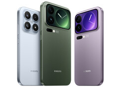 The Xiaomi 17, Xiaomi 17 Pro and Xiaomi 17 Pro Max. (Image source: Xiaomi)