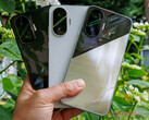 We already have the Poco F7 in hand with its three launch colour options. (Image source: Notebookcheck)