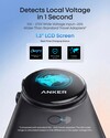 A leaked marketing image for the Anker Nano Travel Adapter (4-in-1, 100W, Smart Display)