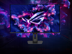 The XG32UCDS serves as a cheaper alternative to Asus' comparable ROG Swift OLED options. (Image source: Asus)