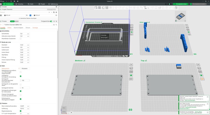Bambu Studio offers many functions and runs stably; cloud-based sending and print monitoring are convenient