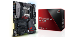 The Asus ROG Rampage VI Apex OC motherboard was used for the record-breaking result. (Source: HWBOT)