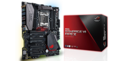 The Asus ROG Rampage VI Apex OC motherboard was used for the record-breaking result. (Source: HWBOT)
