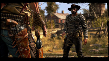 An image showing a duel in Call of Juarez: Gunslinger.