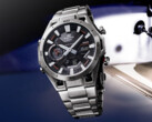 Casio’s Edifice Sopsensione ECB-2300D watch (pictured) could launch soon. (Image source: Ersa Watch, edited)