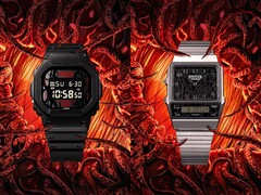 Casio’s new Stranger Things watches (pictured) have appeared at a retailer in Europe. (Image source: Casio, edited)