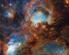 A detailed image of the Cat's Paw (Image source: NASA, ESA, CSA, and STScI; cropped)